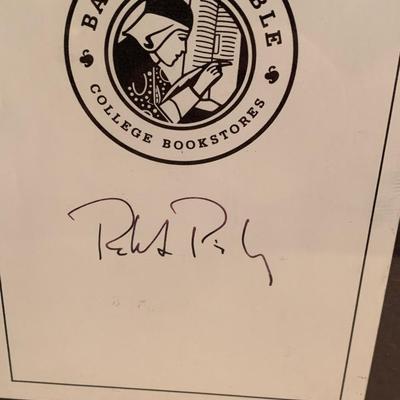 Authors Book Plate Autograph Collection Tudrow John Madden Dan Rather Mary Higgins Clark +++