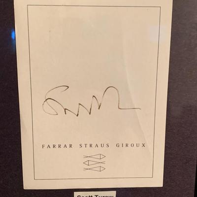 Authors Book Plate Autograph Collection Tudrow John Madden Dan Rather Mary Higgins Clark +++