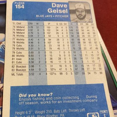 Blue Jays Baseball Cards
