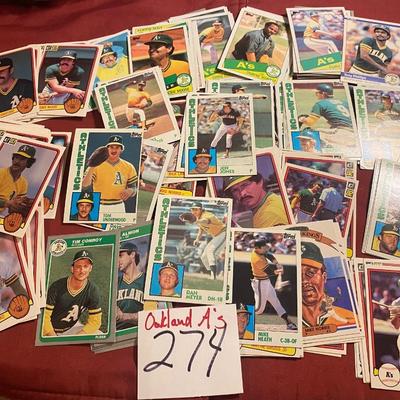 Vintage Oakland A’s Baseball Cards