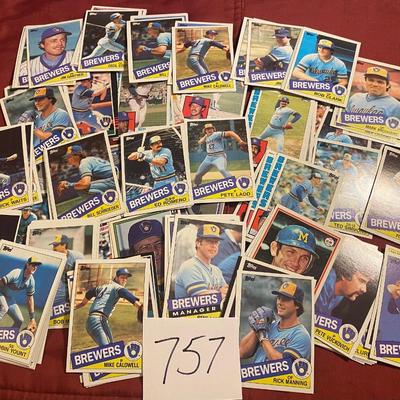 Vintage Brewers Baseball Cards