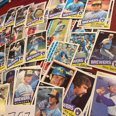 Vintage Brewers Baseball Cards