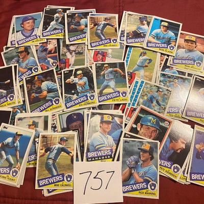 Vintage Brewers Baseball Cards