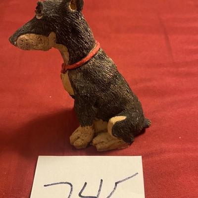 Doberman Dog Figure