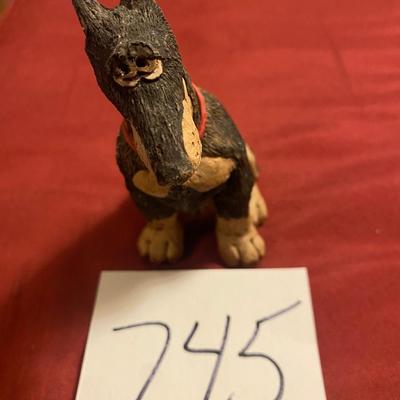 Doberman Dog Figure