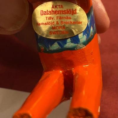 Vintage Swedish Dala Horse Figure