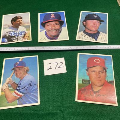 1981 5”x7” Topps Baseball Cards