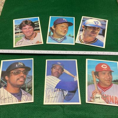 1981 5”x7” Topps Baseball Cards