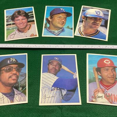 1981 5”x7” Topps Baseball Cards