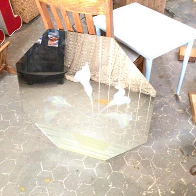 Large Art Deco Decorative Wall Mirror