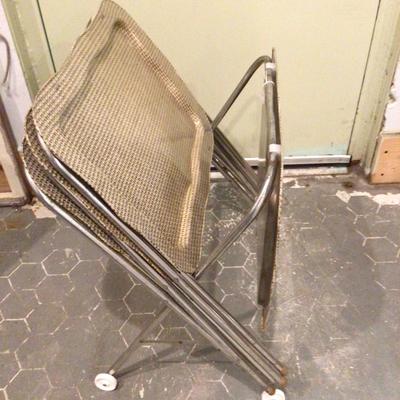 MCM TV Trays Set With Holding Stand