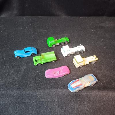 OLD METAL CARS AND TRUCKS