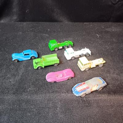 OLD METAL CARS AND TRUCKS