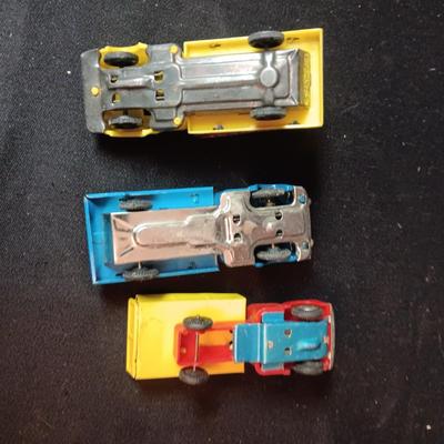 3 METAL TOY TRUCKS