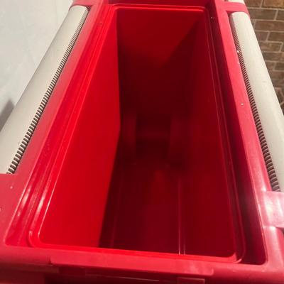 Coca Cola Cooler with Chairs & Drop Leafs Built In (BB-MG)