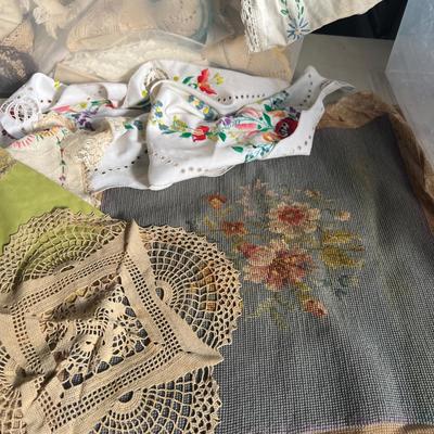 Big Lot Antique Vintage Linens Kids Clothes