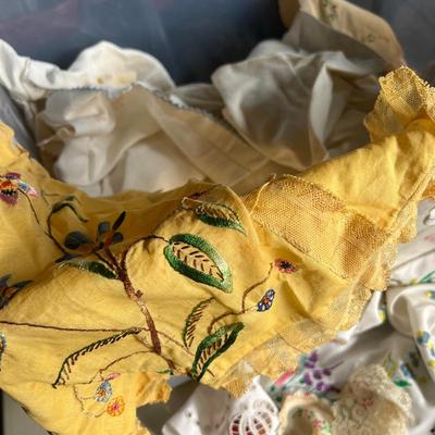 Big Lot Antique Vintage Linens Kids Clothes