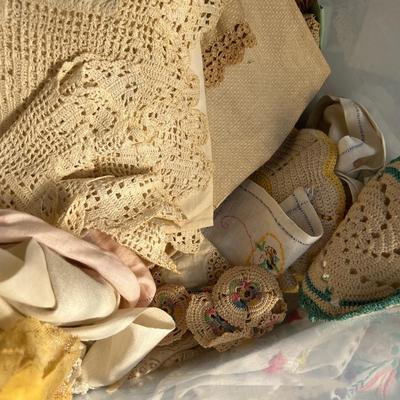 Big Lot Antique Vintage Linens Kids Clothes