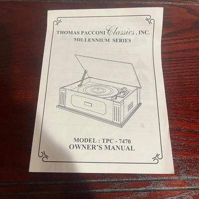 Thomas Pacconi Record Player (BB-MG)