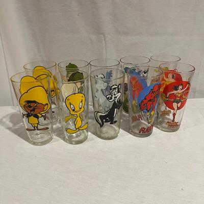 Ten Pepsi Collectors Glasses (BB-MG)