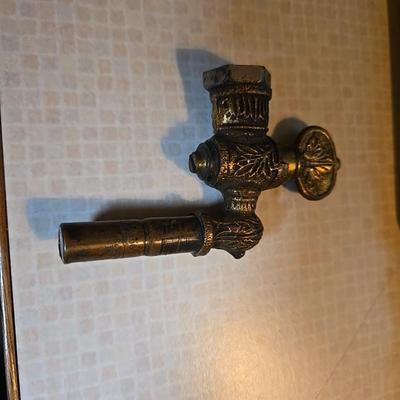 Antique Victorian Brass Gas Valve