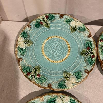 French Sarraguemines Majolica Dish Plates & More (BB-MG)