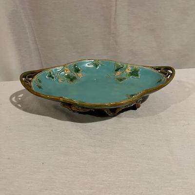 French Sarraguemines Majolica Dish Plates & More (BB-MG)