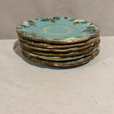 French Sarraguemines Majolica Dish Plates & More (BB-MG)