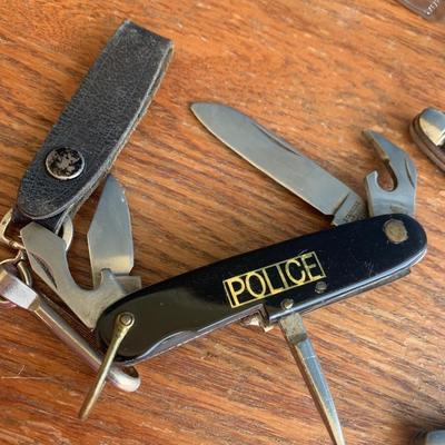 Vintage Lighters Pocket Knives Collectibles Lot
