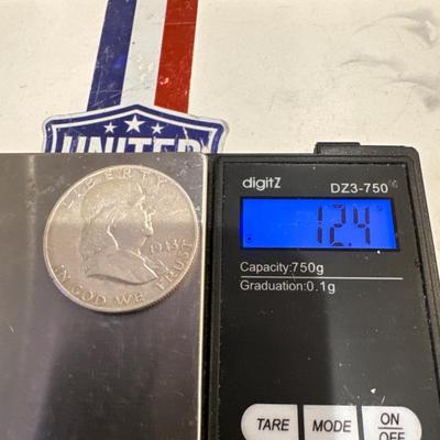 1948 P. BENJAMIN FRANKLIN HALF 12.6 XVF SILVER