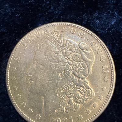 1921 p Morgan VF 26.8 1$ silver