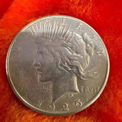 1925 S Peace 1$ XVF SILVER