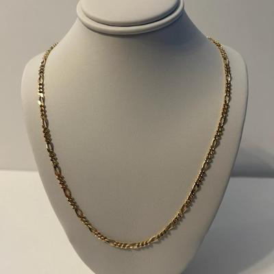 New Authentic 10K 20 INCH Figaro 3mm 7 grams