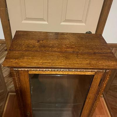 Solid Wood Cabinet With Glass Door & Shelves (BBC-MG)