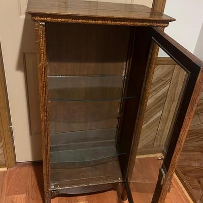 Solid Wood Cabinet With Glass Door & Shelves (BBC-MG)