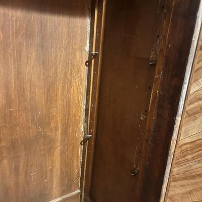 Solid Wood Cabinet With Glass Door & Shelves (BBC-MG)