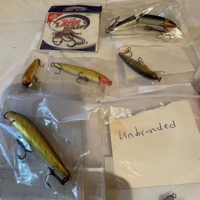 VARIETY OF FISHING LURES