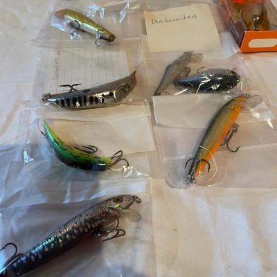 VARIETY OF FISHING LURES