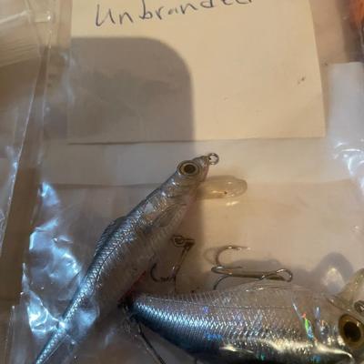 VARIETY OF FISHING LURES