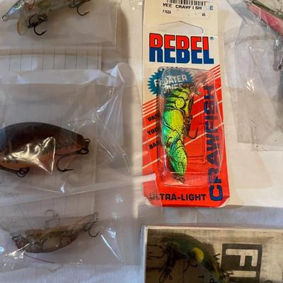 VARIETY OF FISHING LURES
