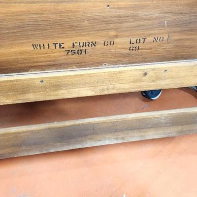 Lot #93 Mid Century Modern White Furniture Company Double/Full headboard