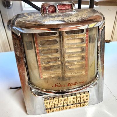 Lot #94 Vintage Seebring Wall O'Matic Jukebox - needs restoration