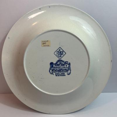Staffordshire Antique Porcelain 10" Plate...The Rowland & Marsellus Co. in VG Preowned Condition.