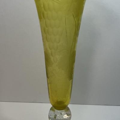 Antique Pairpoint 12" Art Glass Vase in Very Good Preowned Condition as Pictured.