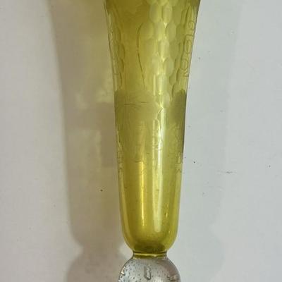 Antique Pairpoint 12" Art Glass Vase in Very Good Preowned Condition as Pictured.