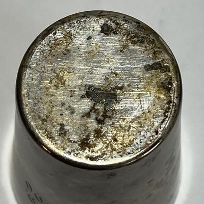 Antique Sterling Silver Baby Cup 3-3/4" Tall Dated 1896 Monogrammed as Pictured.