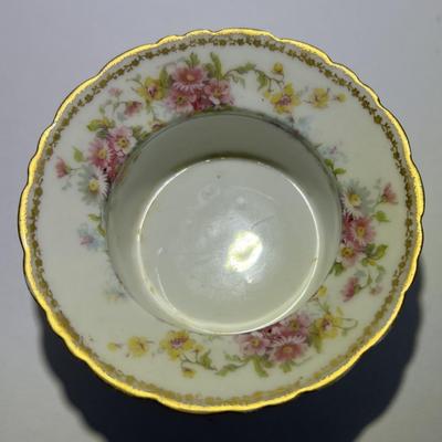 Vintage/Antique Theodore Haviland Limoges France Soup Bowl & Saucer as Pictured.