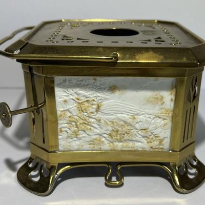 Vintage Tea Pot Warmer/Heater 3.75" x 5" Wide in VG Preowned Condition as Pic'd.