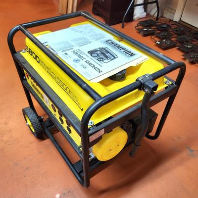 Lot #97 Champion 6800 Gas Powered Generator - Tested