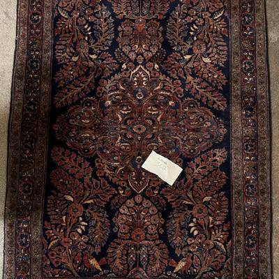 Antique Persian Rug 58.75" Long x 41" Wide as Pictured.